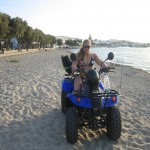 my wheelchair on the Greek islands