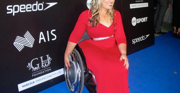 Marayke is a presenter at swimmer of the year awards 2014