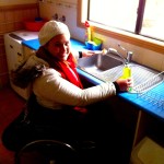 Accessible kitchen sink